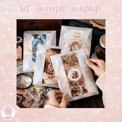 Set Journal Vintage 200 Piezas