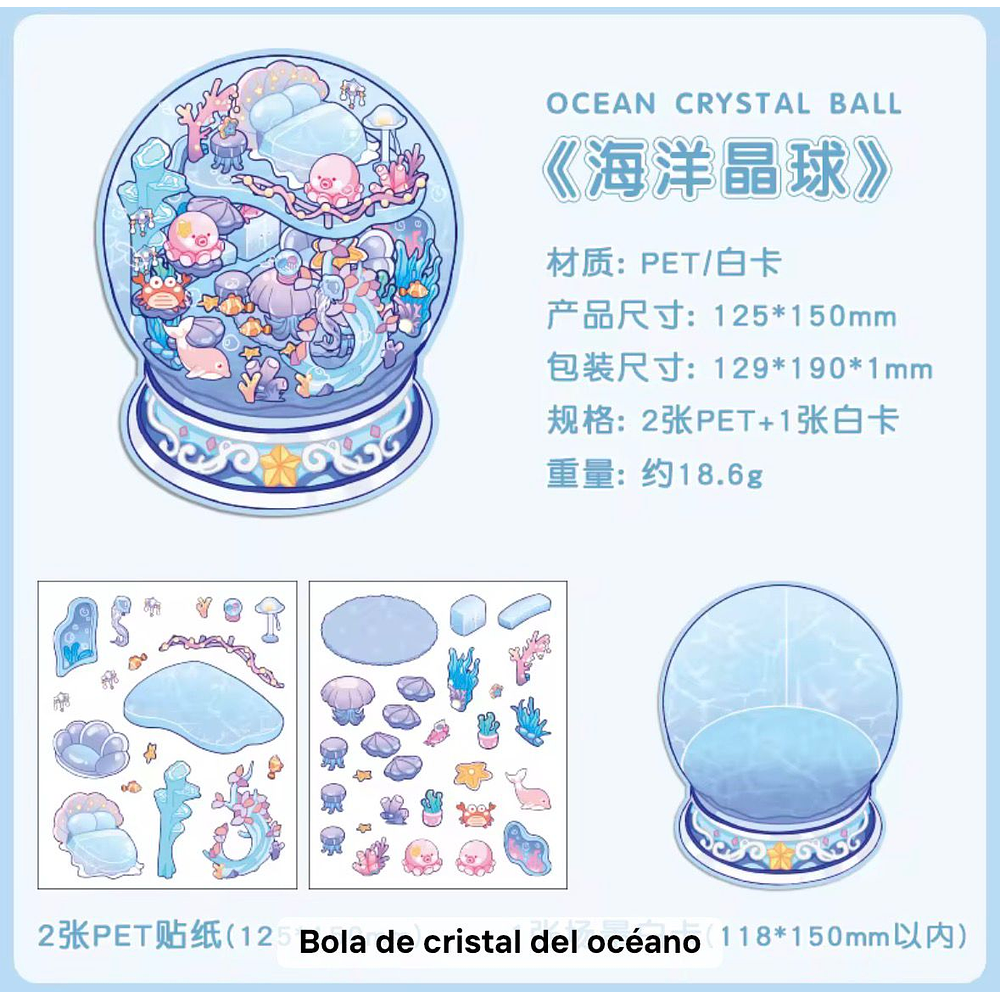 Set de Stickers Decorativos Escenarios