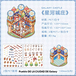 Set de Stickers Decorativos Escenarios