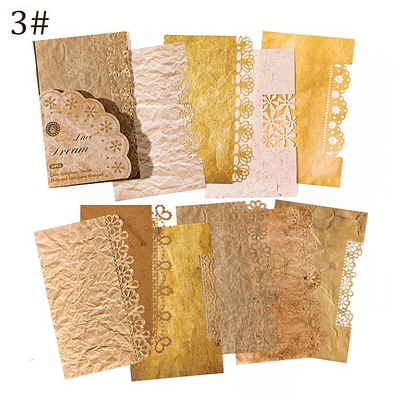 Set Papel Decorativo Vintage  Lace Collection