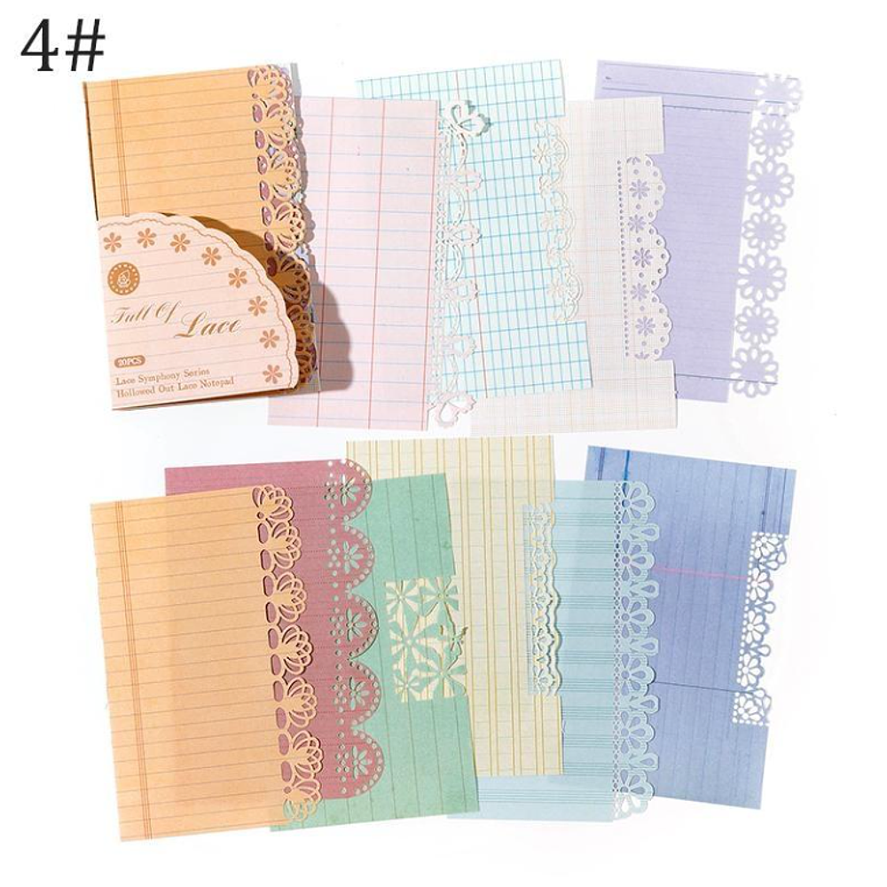 Set Papel Decorativo Vintage  Lace Collection