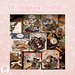 Set Stickers Vintage 50 Piezas