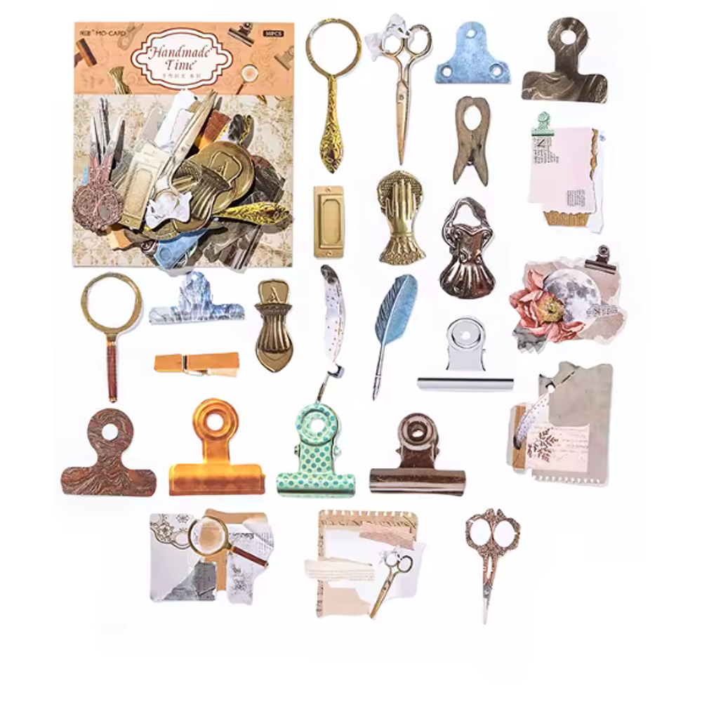 Set Stickers Vintage 50 Piezas