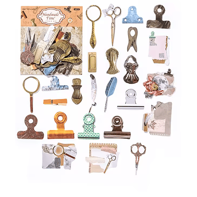 Set Stickers Vintage 50 Piezas