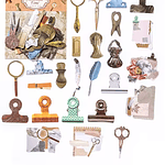 Set Stickers Vintage 50 Piezas