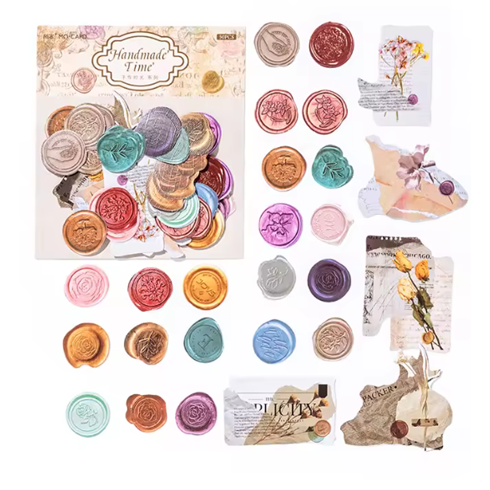 Set Stickers Vintage 50 Piezas