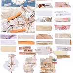 Set Stickers Vintage 50 Piezas