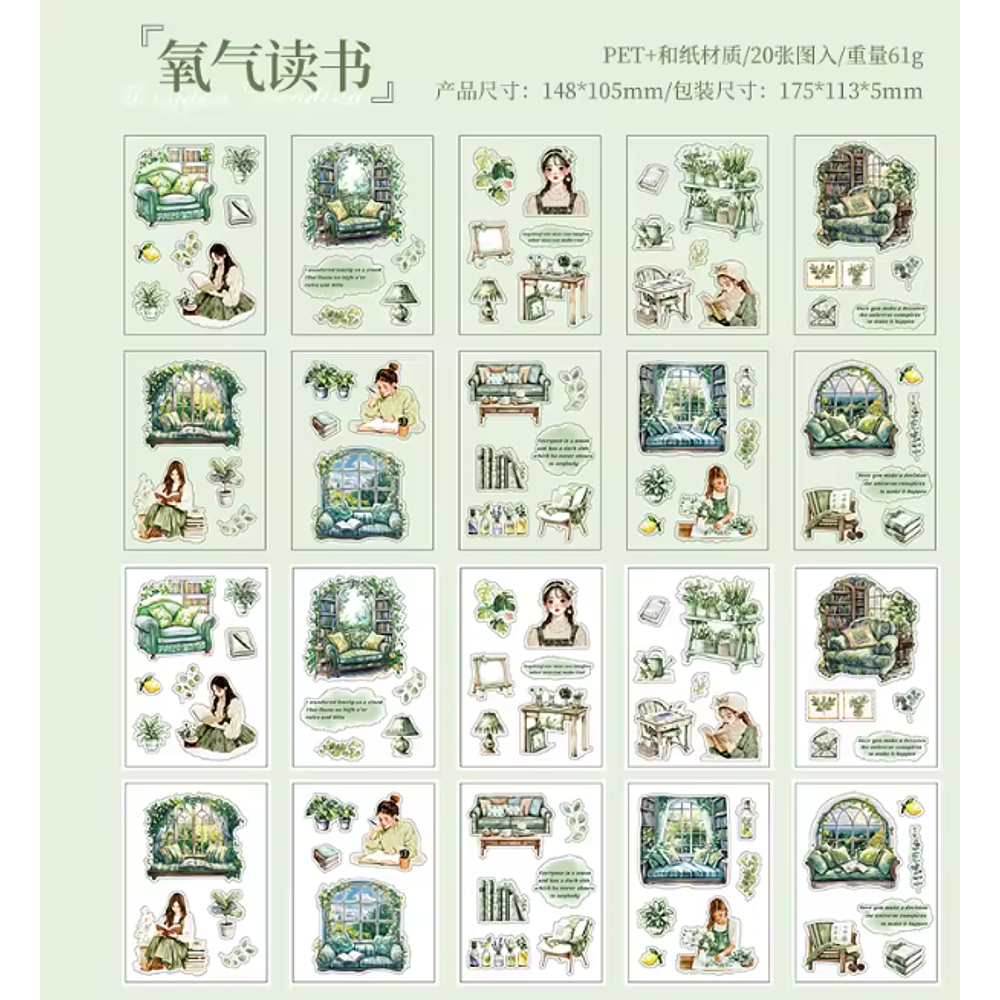 Libro de Stickers Troquelados Personajes 20 Piezas