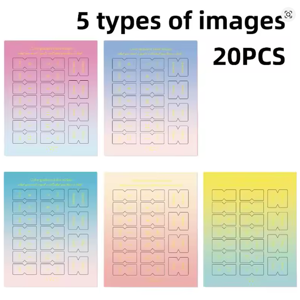 Separadores Adhesivos Mensuales 10 Hojas