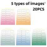 Separadores Adhesivos Mensuales 10 Hojas