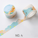 Washi Tape Borde Ondulado Dreamy Clouds