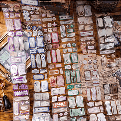 Rollo de Washi Vintage – Etiquetas Retro