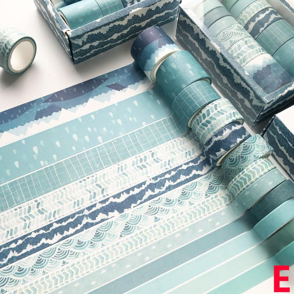 Set 12 Washitapes – Diseños Variados