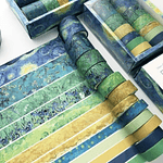 Set 12 Washitapes – Diseños Variados