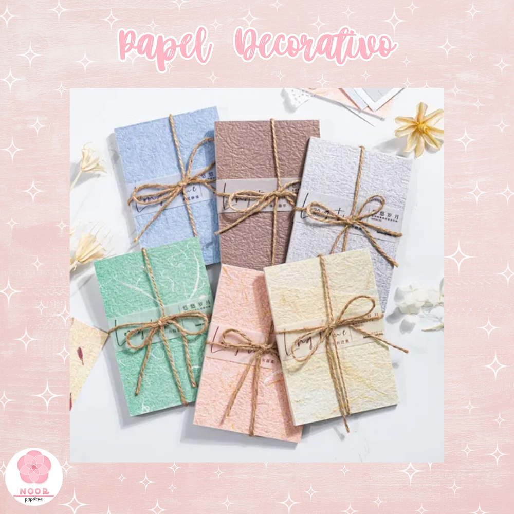 Pack 30 Papeles Vitela Texturizados