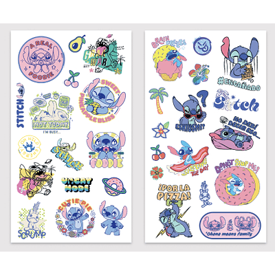 Sticker UV Transfer Stitch Wero