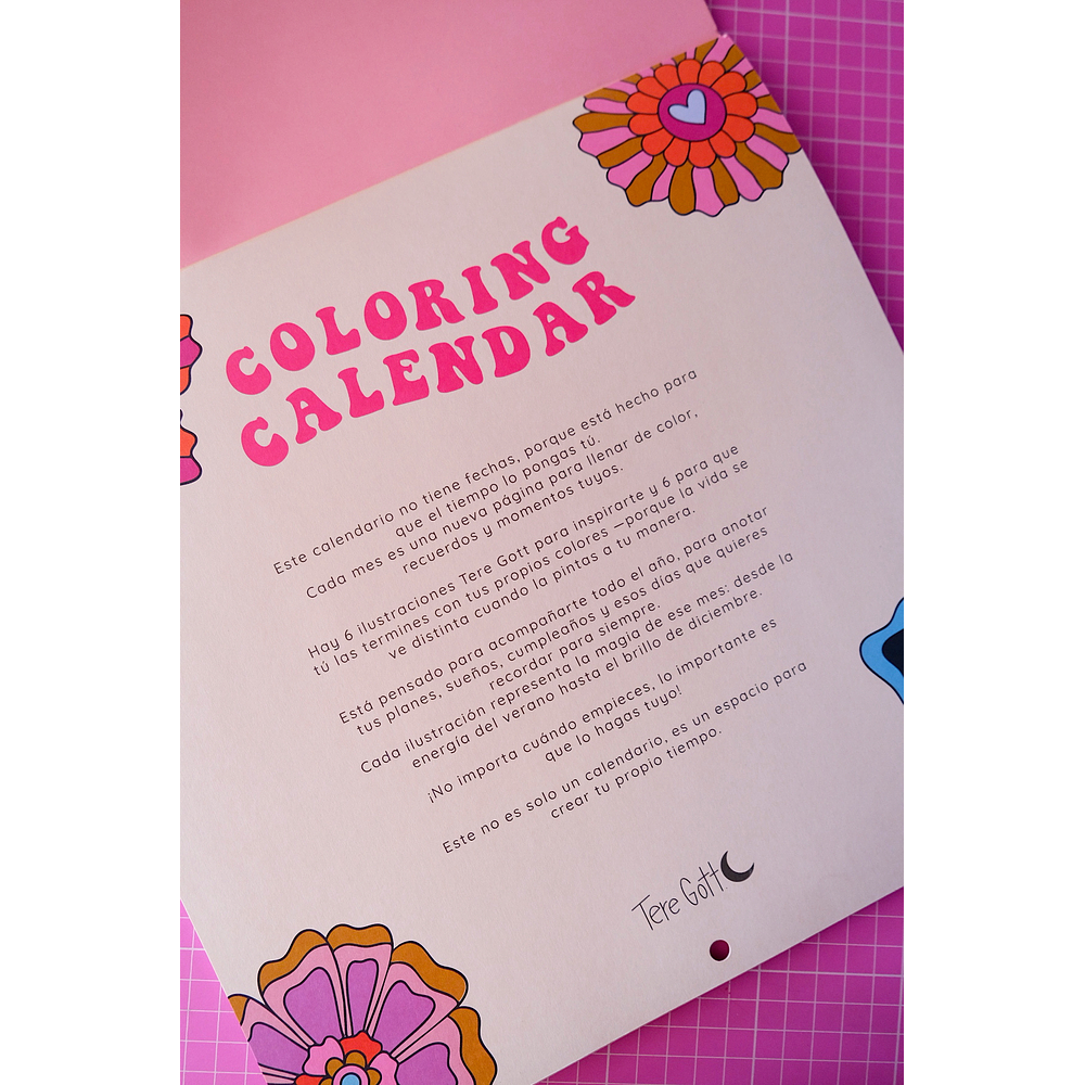 Coloring Calendar Tere Gott