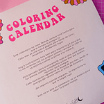 Coloring Calendar Tere Gott