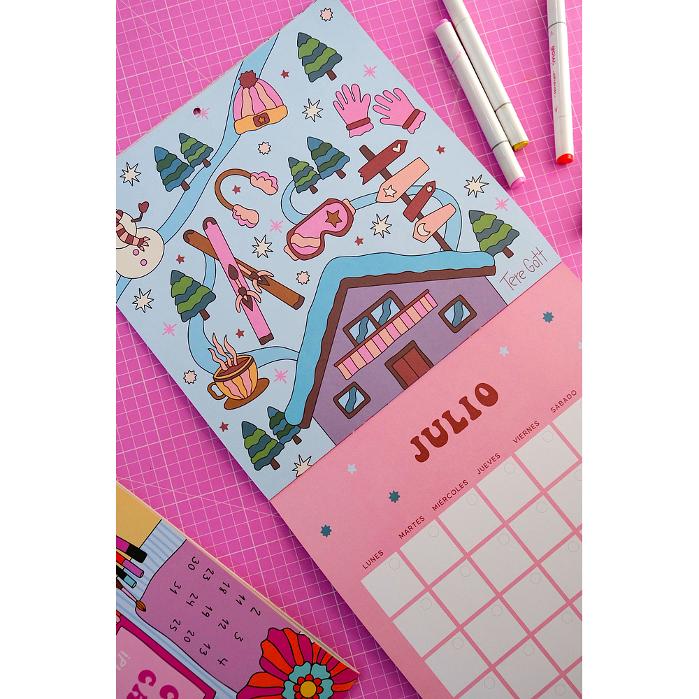 Coloring Calendar Tere Gott