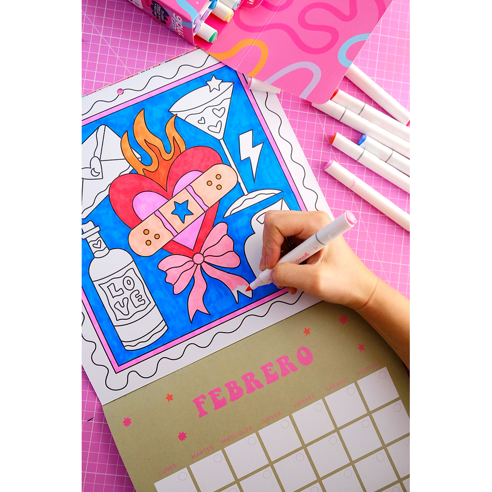 Coloring Calendar Tere Gott