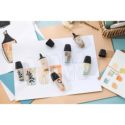 Destacadores Stabilo Boss Mini Naturevibes – Set 6 Colores