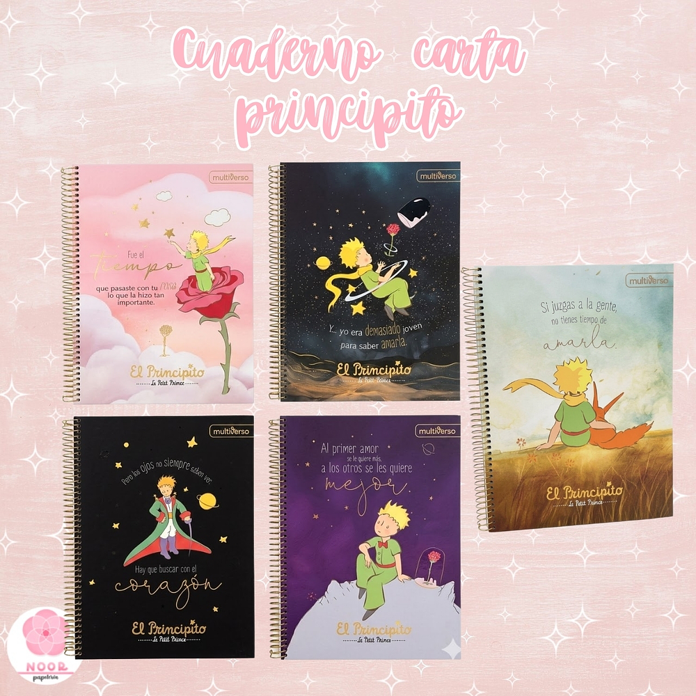 Cuaderno El Principito Tamaño Carta 