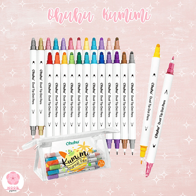 Set Ohuhu Kumimi 24 Marcadores