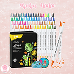 Sert Ohuhu 72 marcadores acrílicos Akaka puntas fina & puntos