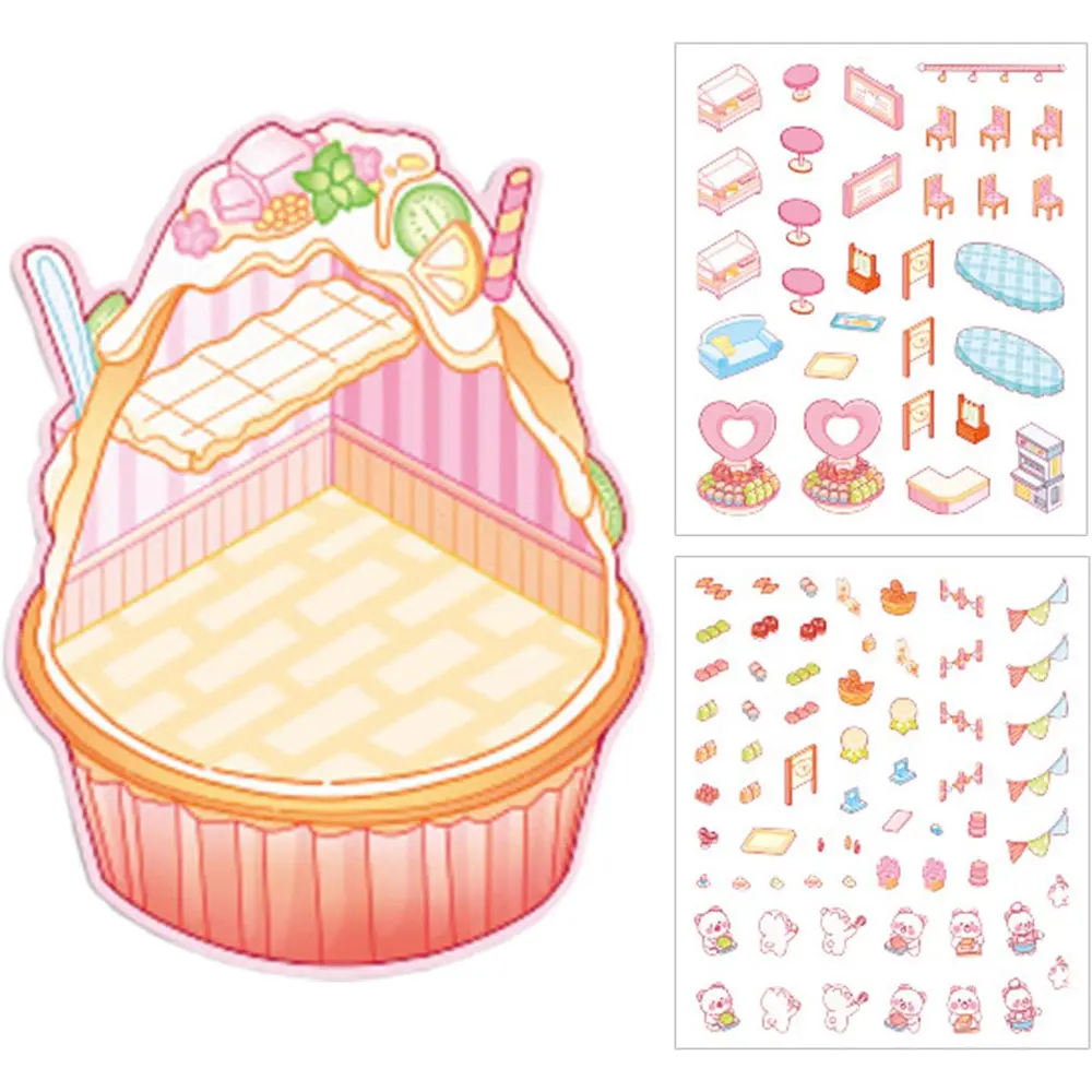 Set de Stickers Decorativos Escenarios