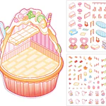 Set de Stickers Decorativos Escenarios