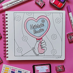 Libro para Colorear Chicle Rosa By Javipinkk