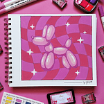 Libro para Colorear Chicle Rosa By Javipinkk