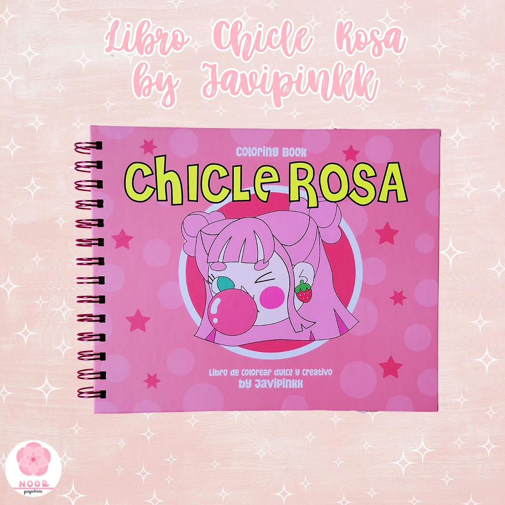 Libro para Colorear Chicle Rosa By Javipinkk