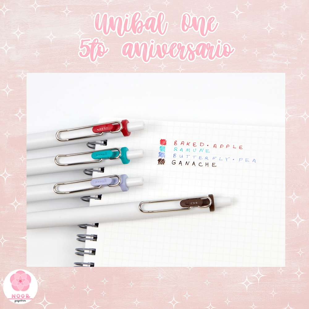 Uniball One 5th Anniversary Colors