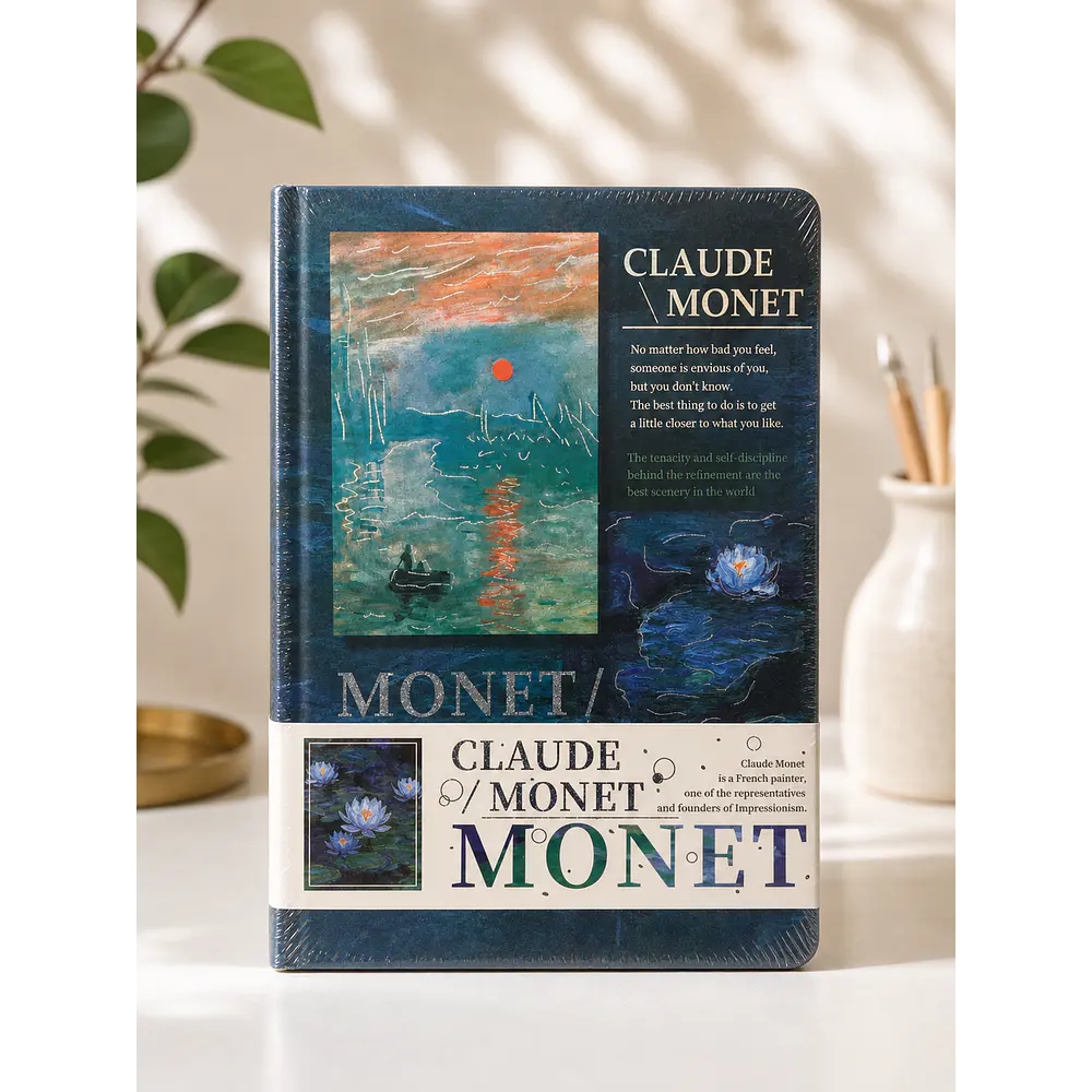 Cuaderno empastado Van Gogh y Monet 