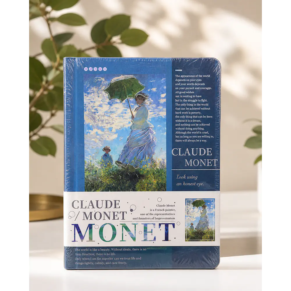 Cuaderno empastado Van Gogh y Monet 