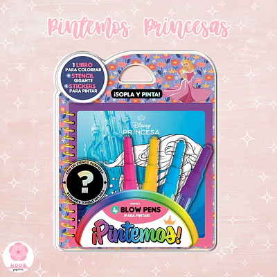 Libro para colorear blister pintemos Princesas