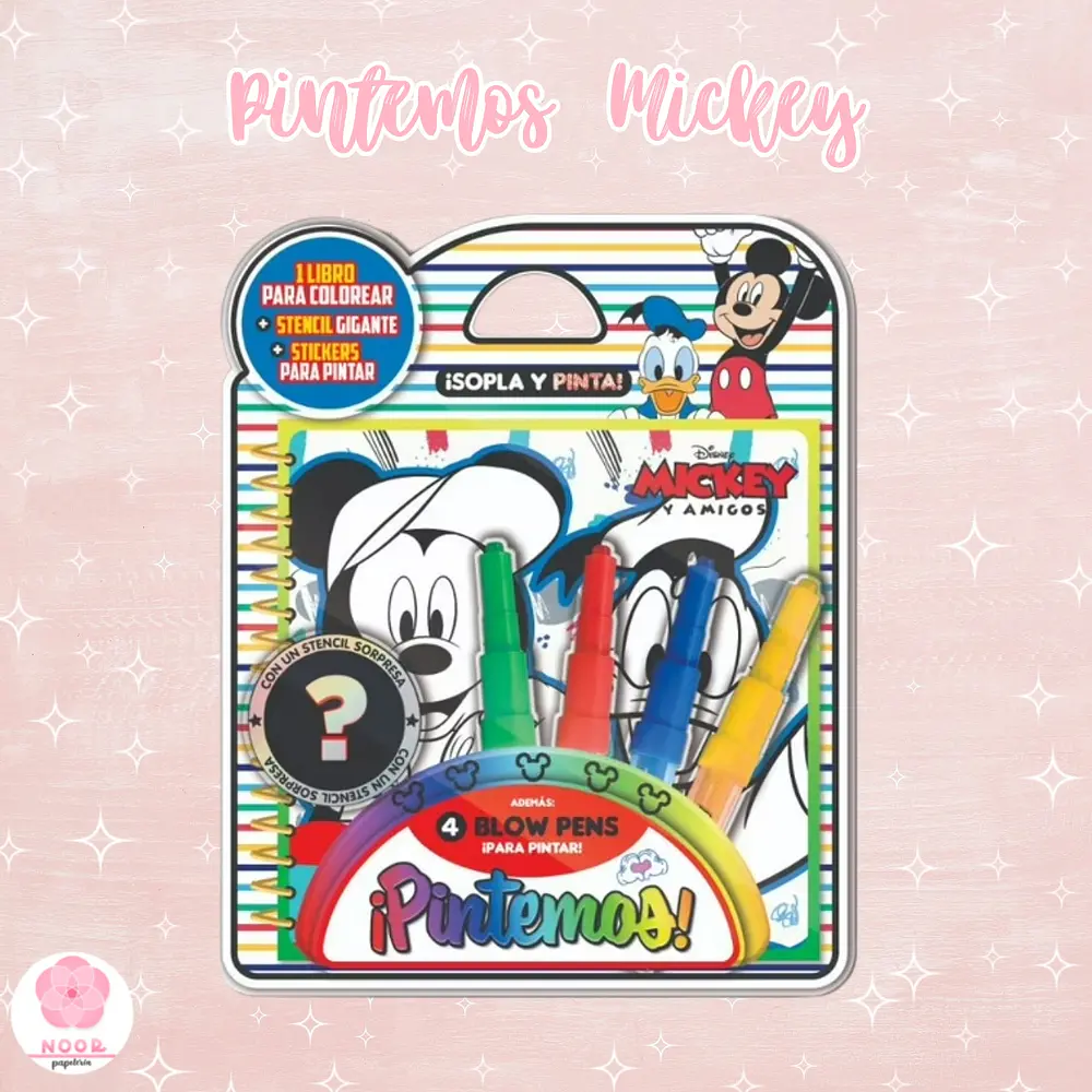 Libro para colorear blister pintemos Mickey