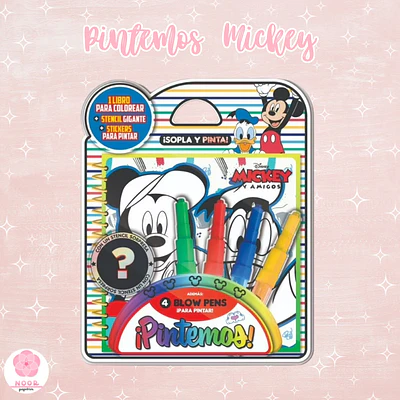 Libro para colorear blister pintemos Mickey