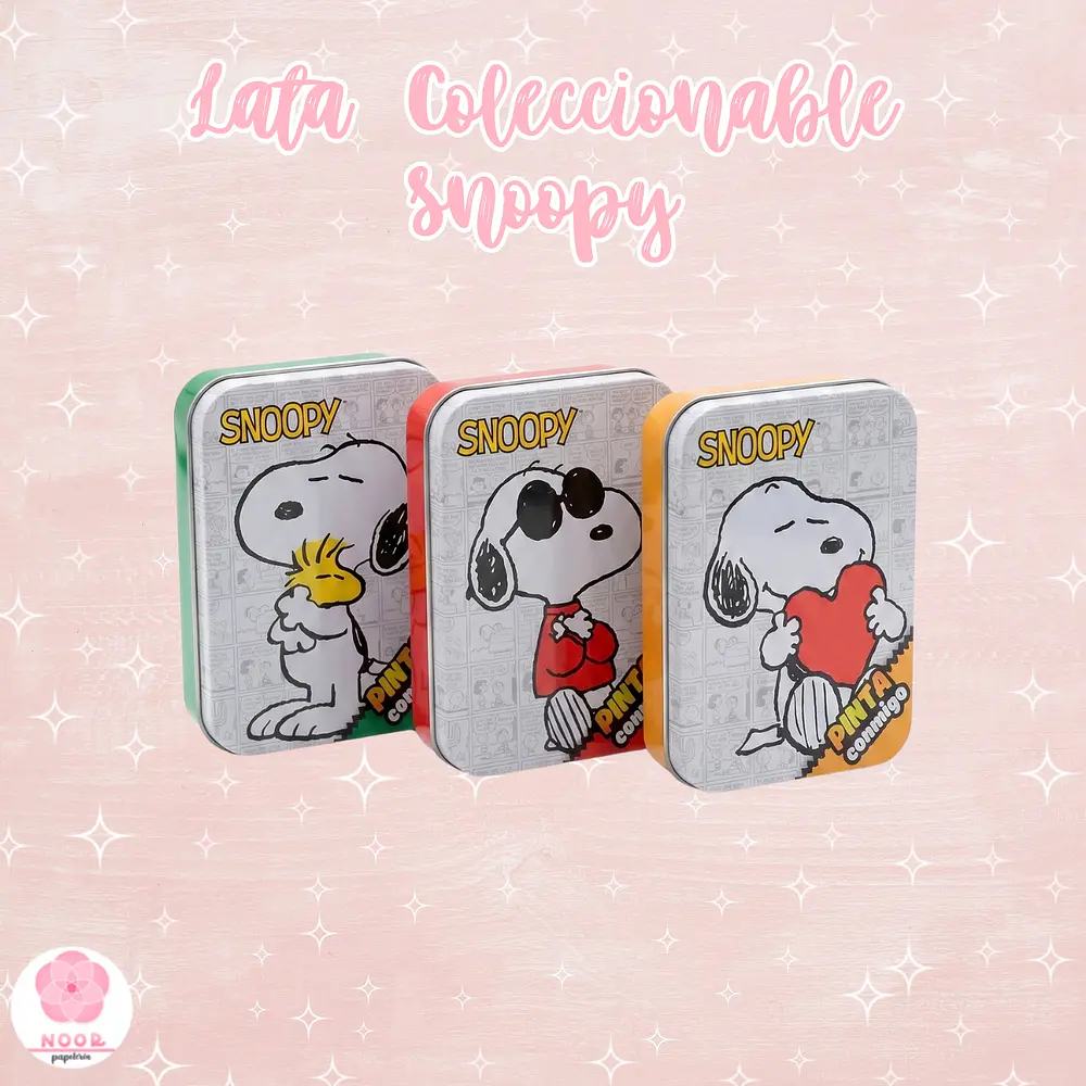 Lata Pinta Conmigo Snoopy