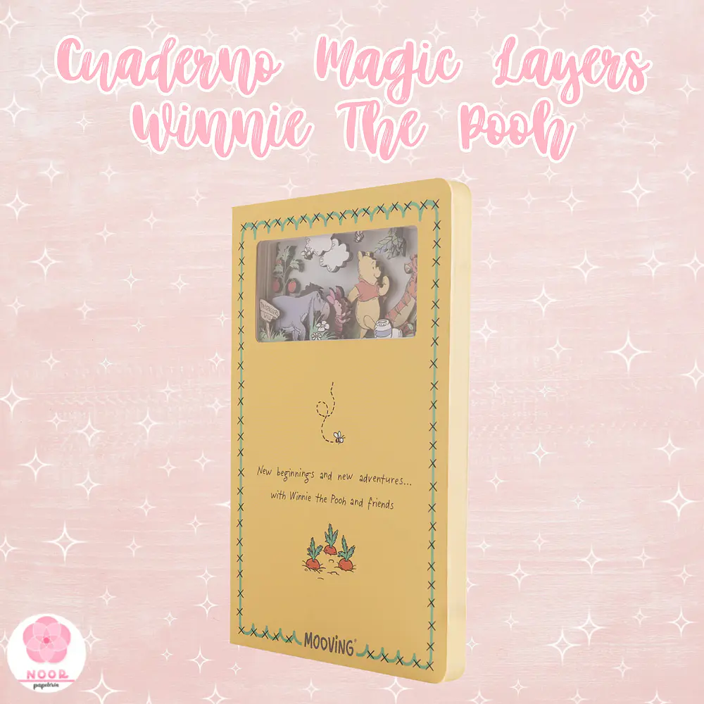 Cuaderno Mooving Magic Layers Winnie the Pooh
