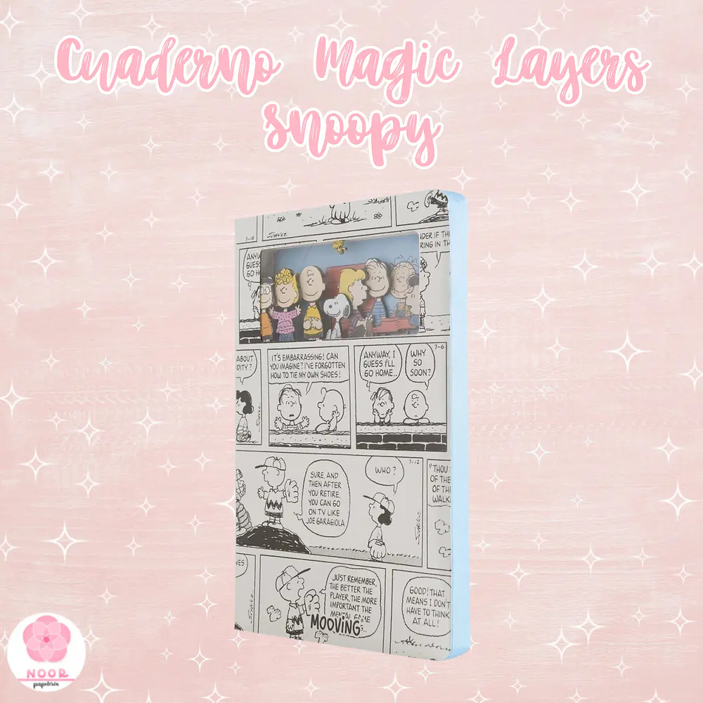 Cuaderno Mooving Magic Layers Snoopy