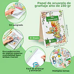 Ohuhu Pupe B Paper Friendly 40 marcadores base de agua + libro para colorear Ohuhu
