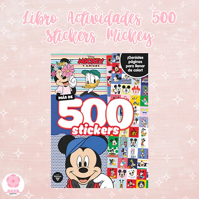 Libro Actividades 500 Stickers Mickey