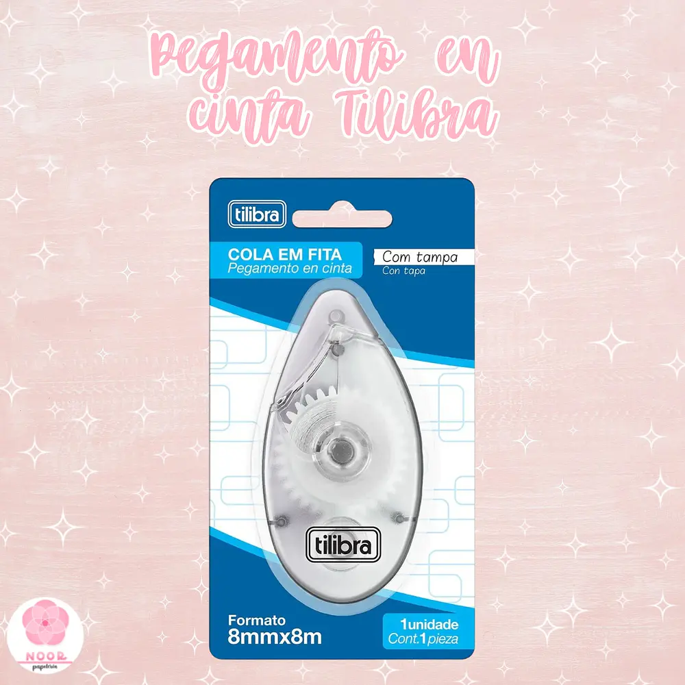 Pegamento en Cinta Tilibra 8 mm x 8 m