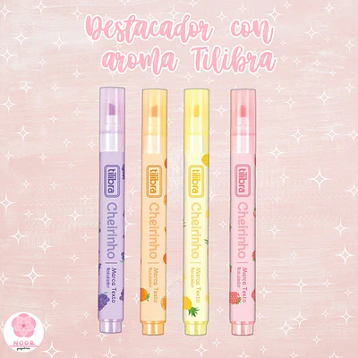 Destacadores con aroma Tilibra
