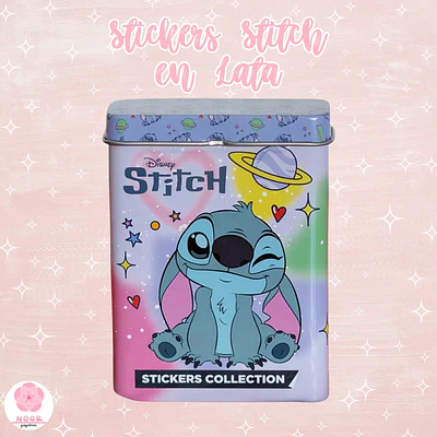 Lata Coleccionable de Stickers Stitch Wero