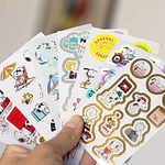 Lata Coleccionable de Stickers Snoopy Wero