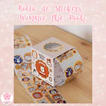Rollo de Stickers Winnie the Pooh Wero – 180 Stickers Decorativos