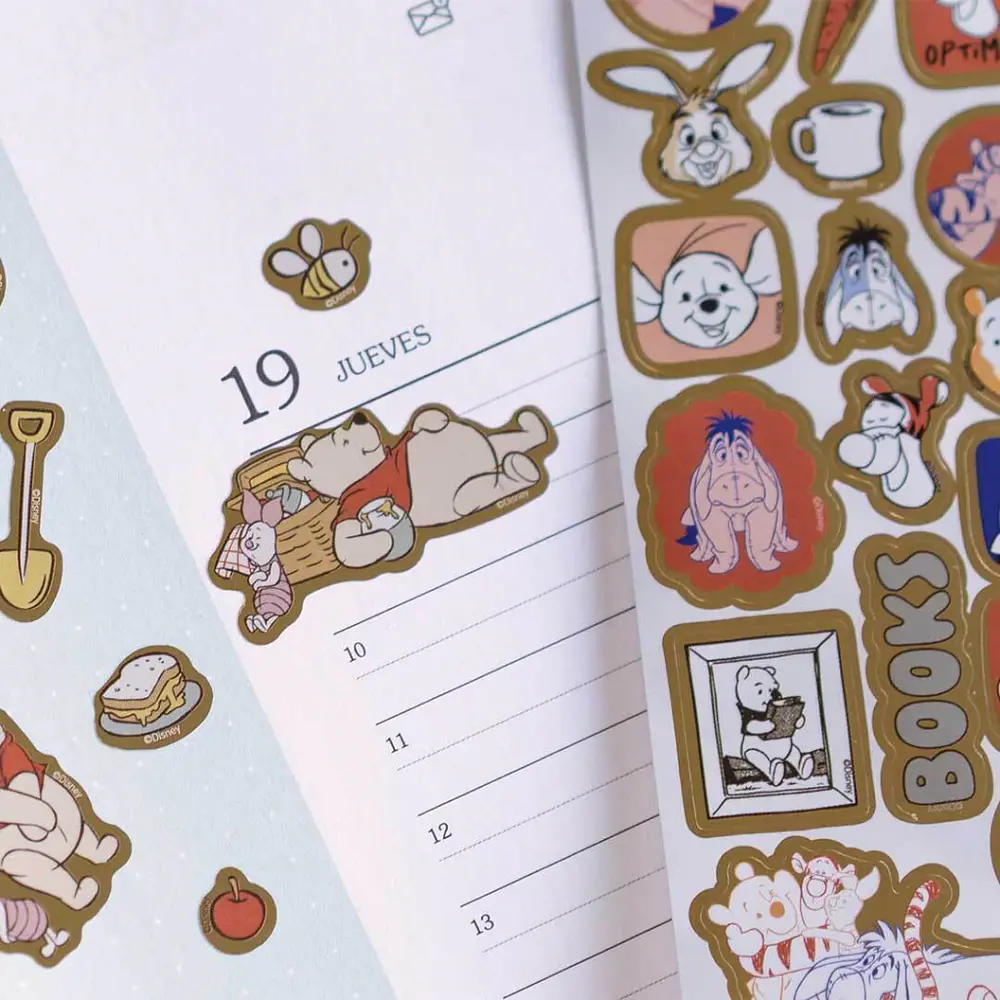 Rollo de Stickers Winnie the Pooh Wero – 180 Stickers Decorativos
